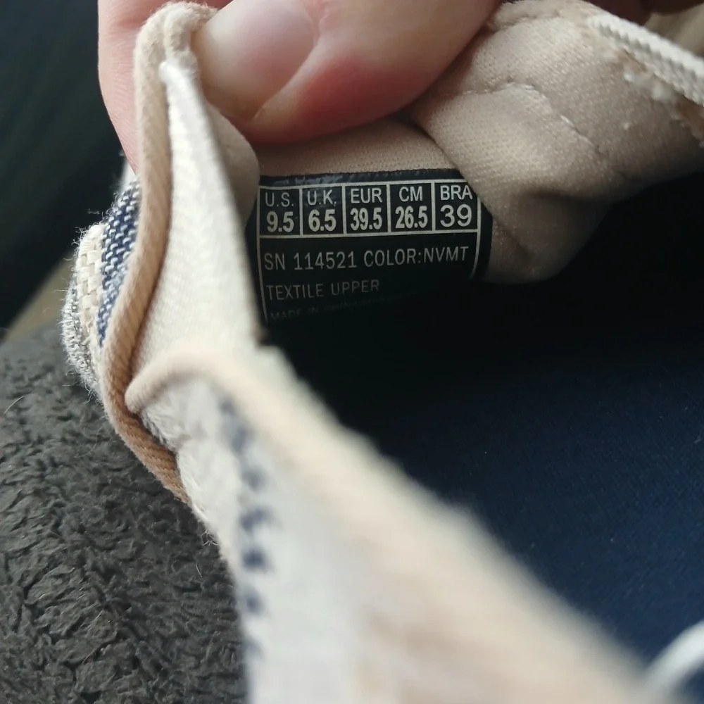 BOBS from Skechers Women's Striped‎ Espadrille Platform Slip On Shoes Size 9.5